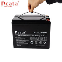 Sistem Energi Surya Prismatic Pengisian Cepat Neata Source Factory LiFEPO4 12.8V 50Ah Paket Baterai Lithium Ion