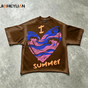 T-shirt in cotone pesante con lavaggio vintage, effetto distressed, vestibilità oversize, spalle scese, stile streetwear, manica corta, lavaggio acido, lavaggio neve - Product Image 2