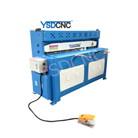 Machine de découpe de tôles mécaniques manuelles Cisailles à plaques avec moteur à engrenage de pompe PLC-Core Components Included