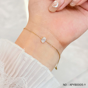 <span class=keywords><strong>Bracelet</strong></span> en or 18 carats avec <span class=keywords><strong>diamant</strong></span> de laboratoire DK 1CT pour les mariages ou les fêtes de cadeaux, simplicité et luxe accentués par des diamants - Product Image 4