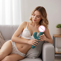 4-in-1 Heiz- und Vibrations-Teleskop-Saugvibrator Sexspielzeug für Frauen G-Punkt Klitoris-Stimulator Dildo-Vibratoren