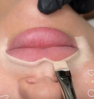 فرشاة حواجب دقيقة للماكياج الدائم من ليليوايلد، فرشاة مسطحة للحواجب والشفاه لصالونات التجميل