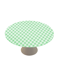 Nappe de table en plastique élastique décorative pour fête d'anniversaire d'enfants, nappes ajustées pour table ronde
