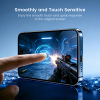 Protection d'écran en verre trempé 3D incurvé 9H pour iPhone 18 Pro Max, compatible avec les coques, vente en gros OEM directe usine