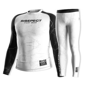 Conjunto de Rashguard y Pantalones de Compresión para Jiu-Jitsu NO GI, con Costuras Reforzadas y Tecnología de Secado Rápido para BJJ y Grappling - Product Image 1