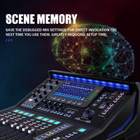 Mezclador de Audio Profesional para DJ GAX-TQ10 con Procesador de Efectos DSP, Consola Digital con Control por Aplicación, Sonido en Vivo