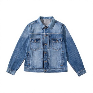 Chaqueta de Mezclilla para Hombre, Estilo Casual, Otoñal, Color Índigo, con Botones, Lavada y Desgastada, Resistente al Viento y Transpirable, Nueva Llegada - Product Image 4