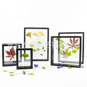 Wooden Transparent Photo <b>Frame</b> Double-Sided <b>Square</b> Solid Wood Handmade Tabletop Display For Home Decor Artwork Photos - Product Image 4