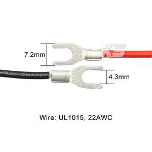 JST VH 3.96mm 3pin Electronic Wire Harness Fork <b>Terminal</b> Female Connector Cable Assembly - Product Image 3