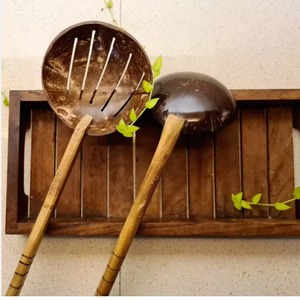 Coconut Shell Masala <b>Spoon</b> Natural Handmade Spice <b>Measuring</b> <b>Spoon</b> Eco Kitchen Utensils - Product Image 4