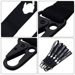 Custom Eco-Friendly <b>Polyester</b> Nylon Fabric <b>Lanyard</b> Closed Carabiner Blank With Water Resistant Feature - Product Image 5