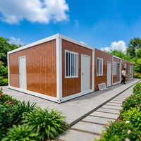 SKYLINE Maison conteneur détachable et respirante de 20 pieds, livraison rapide, maisonnette préfabriquée prête à l'emploi, bureau modulaire de luxe, Sud-Est