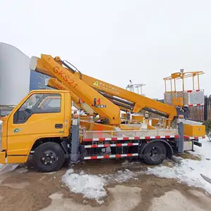 Utility Boom Lift Curved Boom Truck with 200-500kg Load Capacity high Altitude Operation Truck