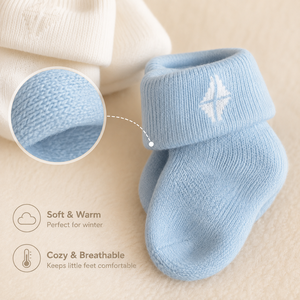 Chaussettes Bébé 0-3 Mois Côtelées Cheville Marine Antidérapantes Coton Vente en Gros Chaussettes Nouveau-né Prix Usine - Product Image 2
