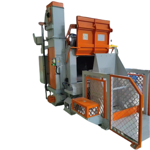 Máquina de granallado para fundición de latón, componentes principales para limpieza de arena: PLC, motor, caja de cambios, motor. - Product Image 1