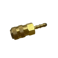 Raccord rapide en laiton de type Euro Mini avec prise pour tuyau, personnalisable OEM, interface 4-11 mm