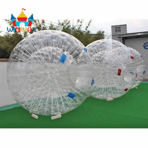 ลูกบอลซอร์บเป่าลมใส PVC/TPU ขนาดเท่าคน ลูกบอลแฮมสเตอร์ ลูกบอลน้ำ ราคาโรงงาน - Product Image 2