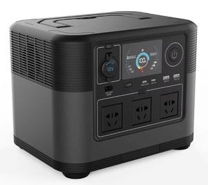 EU Warehouse Portable 1200W MPPT Home <b>Solar</b> <b>Generator</b> Backup Battery Pack Power Station With Cigar - Product Image 6