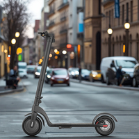 Patinete Eléctrico Plegable para Adultos - Motor sin Escobillas Impermeable, Batería de Litio, Autonomía de 31-60 km, Movilidad Rápida y Segura
