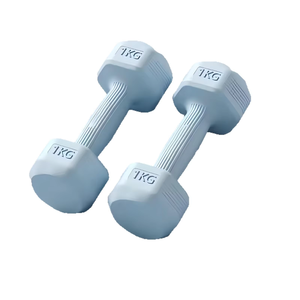 Haltères Trykid pour la remise en forme à domicile, pour hommes et femmes, entraînement des bras, yoga, exercices, haltères en PE revêtus de ciment de 1 à 5 kg - Product Image 5