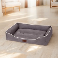 Lits orthopédiques carrés modernes imperméables pour chats de petite, moyenne et grande taille, avec côtés, grand lit-canapé pour chats, lavable