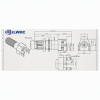 Connecteur femelle LWMC 2,92 mm pour montage sur circuit imprimé, 2,92-KED246, traversant et à 4 pattes, jusqu'à 40 GHz