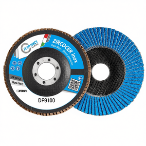 Disque à lamelles classique Fervi Zircocer 115 mm, meule sans fer pour le métal - Product Image 1