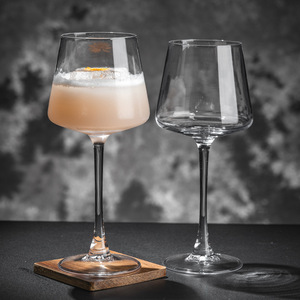 Quadratisches Rotweinglas, Elegantes Weinglas, Cocktailglas, Hochwertiges Glaskelch-Weinglas - Product Image 6