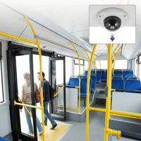 Promotion : Caméra Dôme Frontale T-WIN CF04 2MP POE H.265 pour Voiture, Utilisation Intérieure/Extérieure, Vision Nocturne Infrarouge LED, Mini Audio pour Bus/Ascenseur