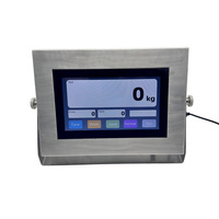 Indicador de Peso Digital de Acero Inoxidable con Pantalla Táctil, Sensor de Fuerza y Celda de Carga para Báscula de Plataforma