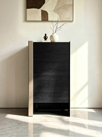 Commode de rangement moderne en acier à cinq tiroirs, design minimaliste italien, entièrement assemblée pour chambre à coucher