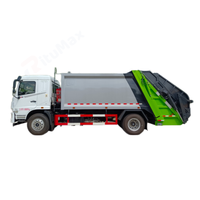 Nouveau camion compacteur de déchets diesel à chargement arrière pour rues urbaines compactes et gestion des déchets, compacteur de déchets diesel 4x2 manuel