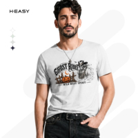 T-shirt unisexe Cool Tech à col rond 160 GSM respirant, personnalisable avec logo, séchage rapide, décontracté, manches courtes