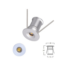 1W LED Mini Spot Encastré Éclairage Maison Cuisine Plafonnier DC12v