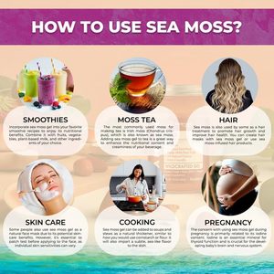 Gel de mousse de mer aromatisé aux fraises 16oz | 92 + minéraux et riches en vitamines | Gel de superaliments certifié casher végétalien sans OGM