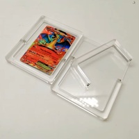 Boîte de protection et de présentation en acrylique transparent pour cartes à jouer et cartes de visite – Idéale pour le rangement étanche et les boosters – Vente en gros