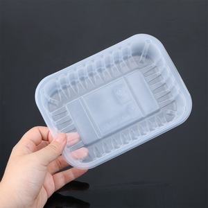 Barquette jetable transparente en PP <span class=keywords><strong>de</strong></span> qualité alimentaire, moulée en pulpe, 18*13*4mm, pour aliments pour bébés, scellable, <span class=keywords><strong>commande</strong></span> personnalisée acceptée - Product Image 5