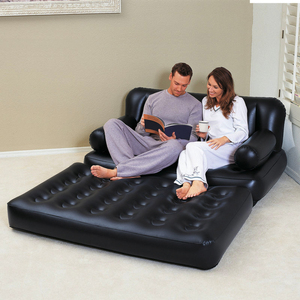 5 trong <span class=keywords><strong>1</strong></span> Sofa giường, đôi có thể gập lại Inflatable <span class=keywords><strong>Lounger</strong></span> với máy bơm không khí điện - Product Image 4