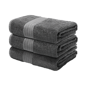 Luxury Hotel <b>Bath</b> <b>Towel</b> <b>Sets</b> 100% Cotton Solid Color 70x140cm Compressed 800g GSM Soft Eco-Friendly Quick-Dry Plus Size Custom - Product Image 1