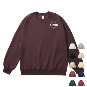 <span class=keywords><strong>2026</strong></span> Hochwertige Unisex Damen Mode Grafik-Hoodies 300GSM Baumwoll-Sweatshirt Pullover Übergroße Streetwear Schlichte Lässige Passform - Product Image 1