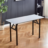 Meubles d'hôtel modernes en métal, table à manger pliante pour l'école