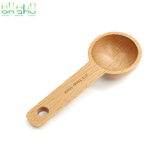 Mini-cuillères en bois jetables de 10 ml pour pots à épices, condiments, miel, sucre, cuisine, huile, <span class=keywords><strong>thé</strong></span>, café - Product Image 1