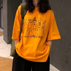 T-shirt a <span class=keywords><strong>maniche</strong></span> corte da <span class=keywords><strong>donna</strong></span>, nuova collezione estate 2024, stampa semplice con lettere, vestibilità ampia, stile coreano, top per studentesse, taglie forti, maglietta da ragazza - Product Image 6