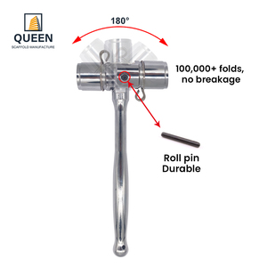 7/16 "Heavy Duty Ponteggi Oscillare Sopra La Bi-Hex Chiave a tubo 21 millimetri Poka Plumb Manico - Product Image 4