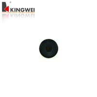 Kingwei KWT1470J12B - Zumbador Piezoeléctrico Externo de 14 mm y 12 V, Color Negro, con Sonido de 4 kHz, Montaje con Pines, para Uso Médico/Automotriz