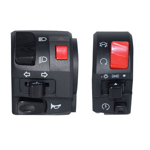7/8 "22mm moto commutateurs moto klaxon bouton clignotant électrique antibrouillard lumière démarrage guidon Compatible avec <span class=keywords><strong>Benali</strong></span> - Product Image 1