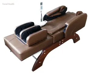 Lit de massage pliable pour thérapie par chauffage photon et boule en céramique