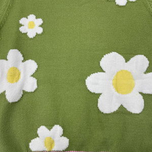 Suéter de Punto Floral de Verano de Alta Calidad, Informal, Versátil, Suave, Cómodo, Personalizable, Prenda de Punto Superior, Prenda de Punto Personalizable para Mujer - Product Image 2
