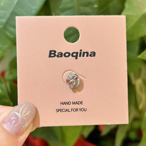 Boucles d'oreilles pour femmes, bijoux de luxe en gros, marques de créateurs célèbres, boucles d'oreilles à clous tendance, boucles d'oreilles de créateurs - Product Image 6