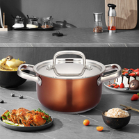 2023 fabricants de casseroles de qualité supérieure batterie de cuisine cuisine pas cher en acier inoxydable antiadhésif batterie de cuisine marmite Wok Pan